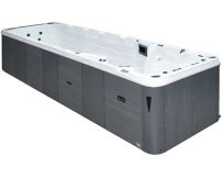 Плавальний СПА-басейн Passion Spas Aquatic 6 (780x228x155 см), Сріблясто-білий