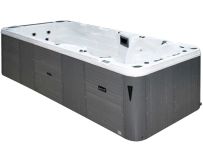 Плавальний СПА-басейн Passion Spas Aquatic 5 (580x228x155 см), Сріблясто-білий