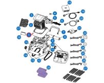 Верхня кришка для боксу пилососа Aquaviva Black Pearl 7310 темно-сіра