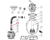 Хомут шланга для фільтраційної установки Aquaviva Lagoon, (206002092)