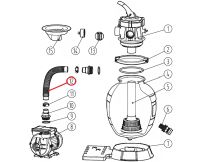 Шланг 1-1/4”x45 см для фільтраційної установки Aquaviva Lagoon, (210000544)