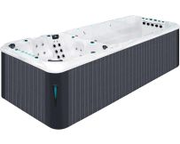 Плавальний СПА-басейн Passion Spas Vitality (708x225x126 см), Сріблясто-білий