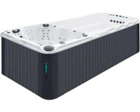 Плавальний СПА-басейн Passion Spas Dynamic (590x227x126 см), Сріблясто-білий