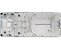 Плавальний СПА-басейн Passion Spas Spirit (540x228x126 см), Сріблясто-білий