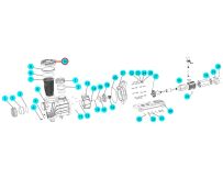 Шпонка крильчатки насоса SLP/WLP, (A25060010 №17)