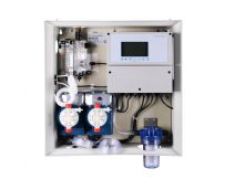 Станція контролю якості води Aquaviva PH+Free Cl 5 л/г + Ячейка + 2 насоса