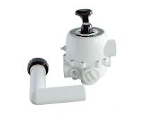 Кран шестиходовий Emaux MPV04 S700-S1200 (88280813W), (2", бічне підключення)