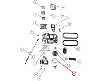 Комплект кришок колеса для робота-пилососа Fairland X30-X80, (з гвинтами)