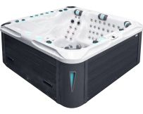 СПА-басейн Passion Spas Felicity Mighty Wave (230x230x91 см), Сріблясто-білий