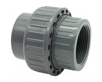 Муфта ПВХ Effast розбірна з внутрішньою різьбою (РВ-РВ)