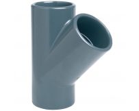 Трійник ПВХ Effast 45° клеєвий