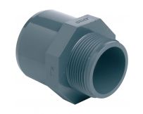 Муфта ПВХ Effast переходная, с наружной резьбой