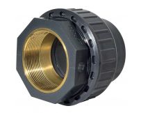 Муфта ПВХ Effast переходная, с внутренней резьбой, латунь