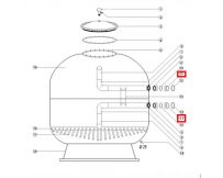 Фланець для кріплення 5 кранової обв'язки Aquaviva 1050-1250 мм
