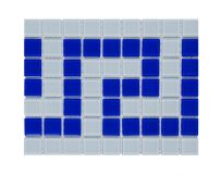 Фриз греческий Aquaviva Cristall W/B бело-синий