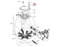 Гайка, шайба, ковпачок кришки (комплект 8 шт.) RRFI0024.00R
