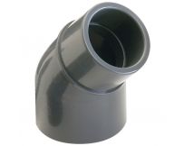 Коліно клейове 45° ПВХ Hidroten, редукційне