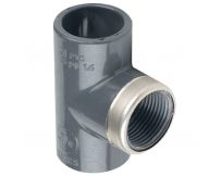 Трійник 90° ПВХ Hidroten з металевим кільцем ВР