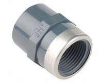 Муфта перехідна ПВХ Hidroten, з металевим кільцем