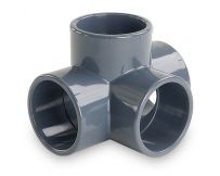 Трійник ПВХ Hidroten 4V, з додатковим відведенням