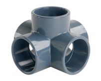 Хрестовина ПВХ Hidroten 5V, з додатковим відведенням