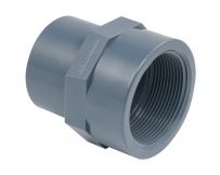 Подвійний адаптер ПВХ Hidroten 1002125, муфта/втулка, BP, d50-63 мм, 2"