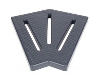 Угловой элемент Aquaviva KKG-30-2 Classic для переливной решетки, 45°, 295х25 мм (серый)