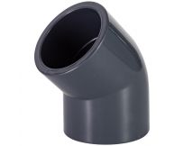 Коліно ПВХ Aquaviva 45°