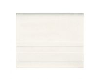 Копінговий камінь Aquazone з водостоком, 320x390x50-25 мм (білий)