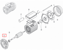 Кришка передня (фланець) насоса Kripsol NK-RMOT0001.00R MEC 63