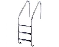 Сходи для басейну Flexinox Overflow (3 сходинки), для широкого борту, AISI-304