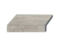 Бортовая Г-образная плитка Aquaviva Loft Sand, 600x345x50(20) мм