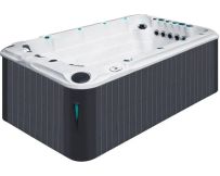 Плавальний СПА-басейн Passion Spas Activity 1 Deep (394x226x152 см), Сріблясто-білий