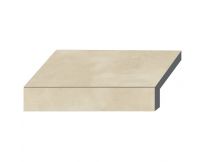 Бортовая Г-образная плитка Aquaviva Patio Beige, 600x345x50(20) мм