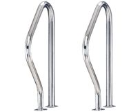 Поручень для бассейна Flexinox из двух частей, длина 440 мм, AISI-316L (2 шт.)