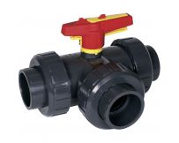 Кран кульовий трьохходовий Praher S4