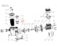 Ущільнювальне кільце насоса Hayward муфти RS II (RSX750N)