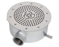 Слив донный Aquaviva AISI 304 круглый, под бетон/лайнер