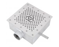 Слив донный Aquaviva AISI 304 квадратный, под бетон/лайнер