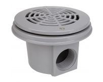 Слив донный Hayward 3253LGPAK2 2" под лайнер (компл. 2 шт), светло-серый