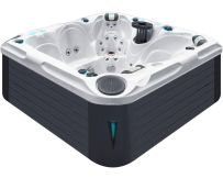 СПА-басейн Passion Spas Solace (213х213х91 см), Сріблясто-білий