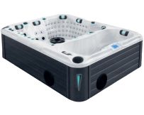 СПА-басейн із крижаною ванною Passion Elevate (305x228x110 см), Сріблясто-білий