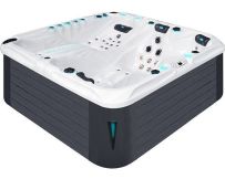 СПА-басейн Passion Spas Euphoria Mighty Wave (230x230x91 см), Сріблясто-білий