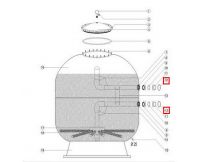 Вільний фланець 1400 мм Aquaviva