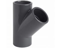 Трійник ПВХ Aquaviva 45° клейовий