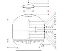 Ущільнювальне кільце кришки фільтра Aquaviva (1600-1800 мм)