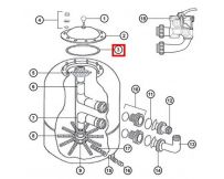 Ущільнювальне кільце NCX12005 для кришки фільтра Hayward NC