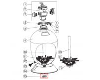 Гайка кріплення підставки фільтрів Emaux серії T (1018066)
