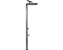 Душ вуличний Aquaviva Quick з LED підсвіткою та мийкою для ніг, алюміній Q825/9007-QL