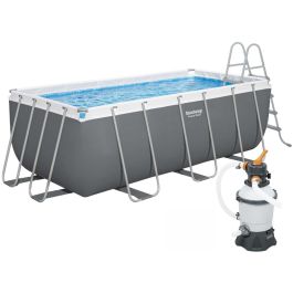 Каркасный бассейн Bestway 56457 (412х201х122 см) с песочным фильтром и лестницей